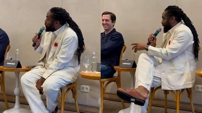 Lázaro Ramos relembra momento inusitado com Fernanda Montenegro: 'Merci beaucoup'