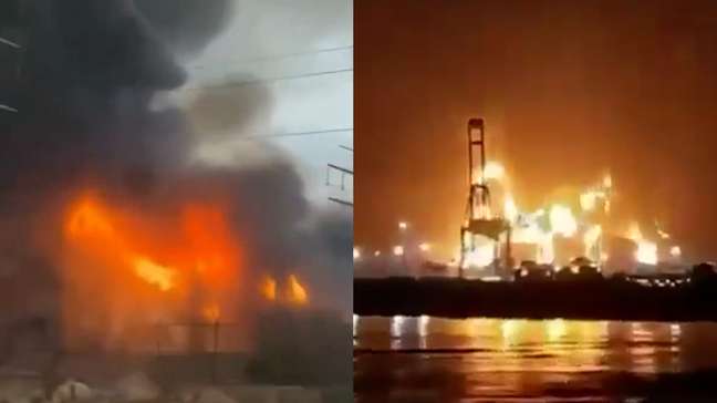 Vídeos mostram ataque de Israel ao maior campo de gás natural do mundo