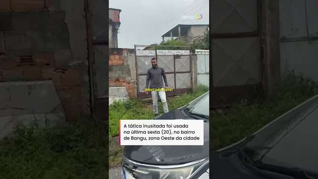 Policial se disfarça de entregador para capturar suspeito no Rio de Janeiro #shorts
