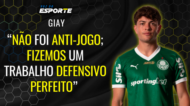 Giay rebate críticas de Calleri sobre anti-jogo e destaca solidez defensiva do Palmeiras no clássico