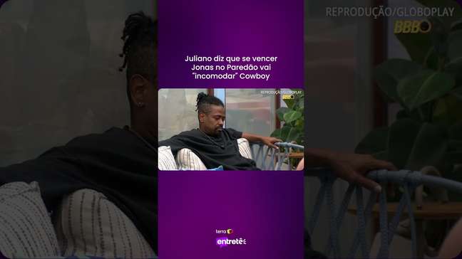 Juliano diz que se vencer Jonas no Paredão vai "incomodar" Cowboy #shorts