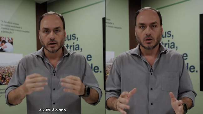 Carlos se pronuncia após Bolsonaro ter prisão domiciliar autorizada: 'Não cometeu crime'