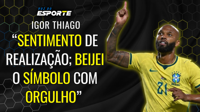 Igor Thiago gradece confiança de Ancelotti no pênalti