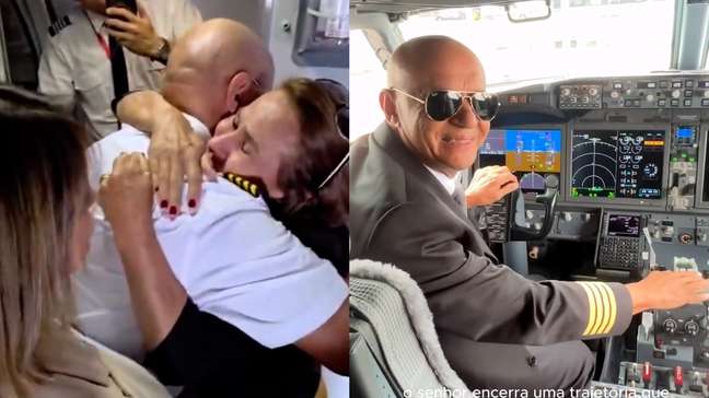 Piloto encerra carreira de 50 anos e recebe homenagem em aeroporto de Natal (RN)