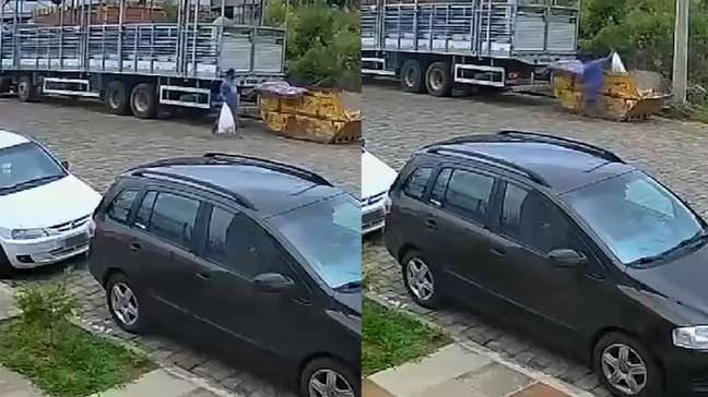Homem abandona cachorro doente em contêiner dentro de sacola no RS; animal não resistiu