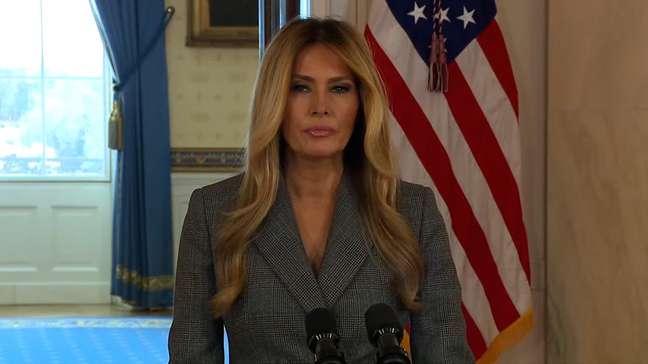 'Nunca tive relacionamento com Epstein e ele não me apresentou a Trump', diz Melania