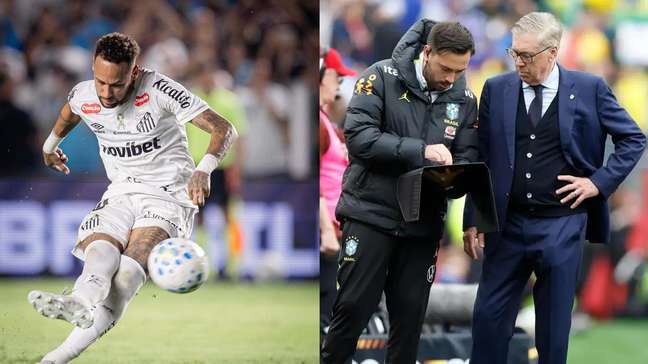 Neymar ainda tem chance de ser convocado para a Copa, afirma filho de Ancelotti