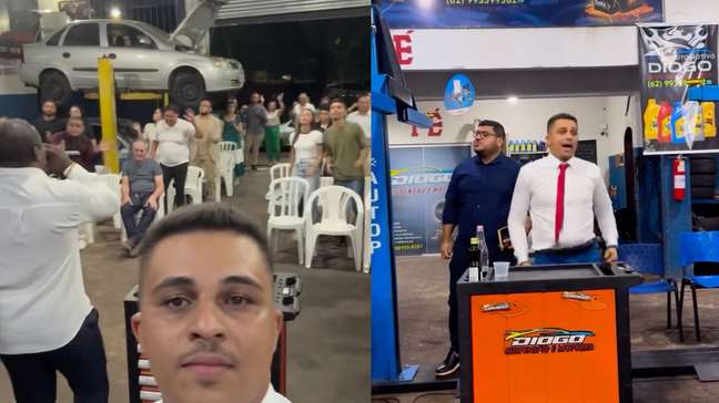 Mecânico transforma oficina em ponto de encontro espiritual em Goiânia: 'Não é sobre o lugar'