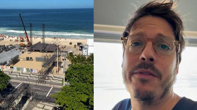 Porchat faz 'protesto' e pede mudança de palco para ver melhor show de Shakira no Rio