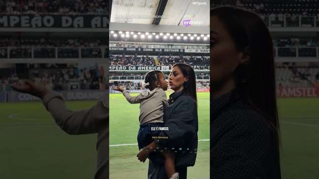 Mavie viraliza ao 'explicar' gritos da torcida do Santos por Neymar: 'Ele é famoso' #shorts