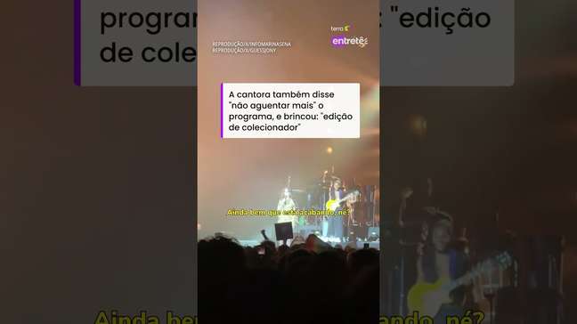 Marina Sena descobre durante show que Juliano Floss é finalista do BBB 26 #shorts