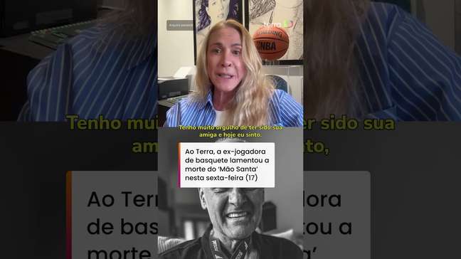 'Orgulho de ter sido sua amiga', diz Hortência sobre Oscar Schmidt #shorts