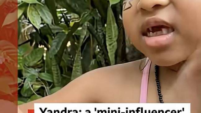 Yandra: a 'mini-influencer' do Amazonas que quer ser 'presidente do mundo'