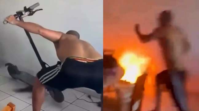 Patinete elétrico explode dentro de apartamento em Maceió