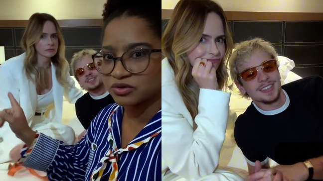 Ana Paula Renault reencontra Milena e Juliano para noite de fofoca: 'Descobrindo tanta coisa'