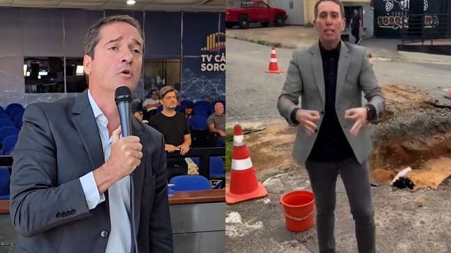 MP apura denúncias contra 'prefeito tiktoker' por suposto buraco aberto em rua para gravação em Sorocaba