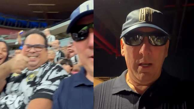 Afastado do comando da SAF, John Textor ‘se disfarça’ para assistir ao Botafogo em Brasília no meio da torcida