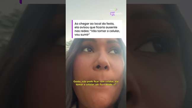 Chaiany se empolga com convite para aniversário de Ludmilla e revela regra do evento #shorts