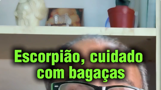 Previsão Semanal (27-03/05) de Escorpião por João Bidu