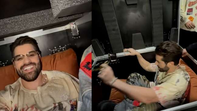 Por show de drones, Alok entra em palco escondido dentro de caixa no Piauí; veja