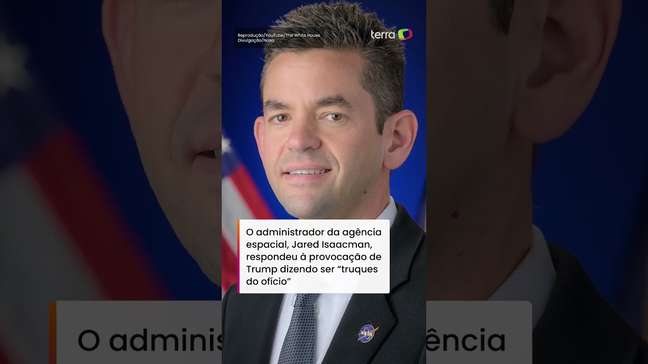 Trump faz piada com orelha de diretor da Nasa ao receber astronautas na Casa Branca #shorts