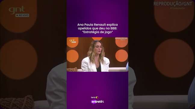 Ana Paula Renault explica apelidos que deu no BBB: "Estratégia de jogo" #shorts