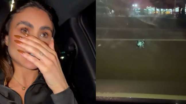 Ex-bailarina do Faustão sofre tentativa de assalto após tiro atingir carro blindado em SP