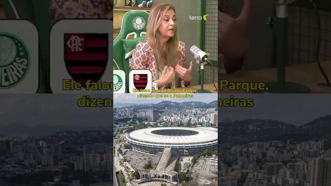 Leila Pereira ironiza acordo de Flamengo e Fluminense para shows no Maracanã #shorts