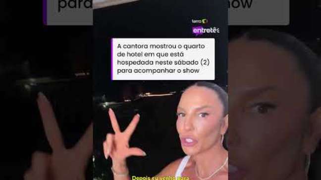 Ivete Sangalo mostra vista privilegiada para show de Shakira em Copacabana: 'Camarote' #shorts