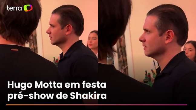 Hugo Motta é flagrado em festa no Copacabana Palace antes do show de Shakira #shorts
