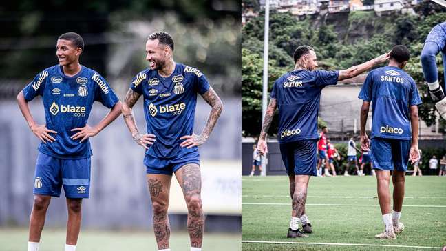 Santos abre sindicância para apurar episódio entre Neymar e Robinho Jr durante treinamento