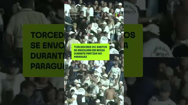 Torcedores do Santos se envolvem em briga #shorts