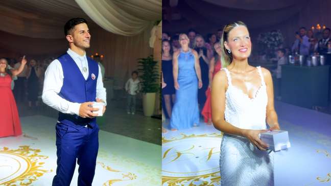 Noiva viraliza ao trocar buquê por “vale Mounjaro” em casamento
