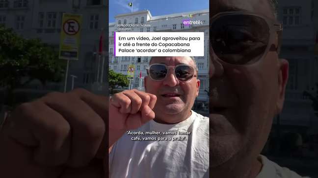 Joel Divo, fã que faz sucesso dublando Shakira, está no Rio e mostra empolgação para o show #shorts