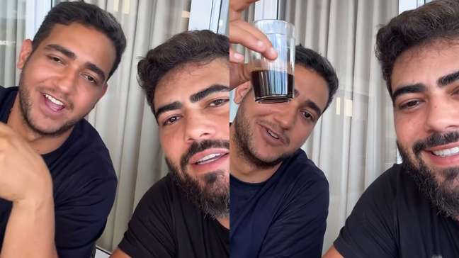 Henrique e Juliano esclarecem acidente com helicóptero pilotado pelo pai: 'Só dano material'