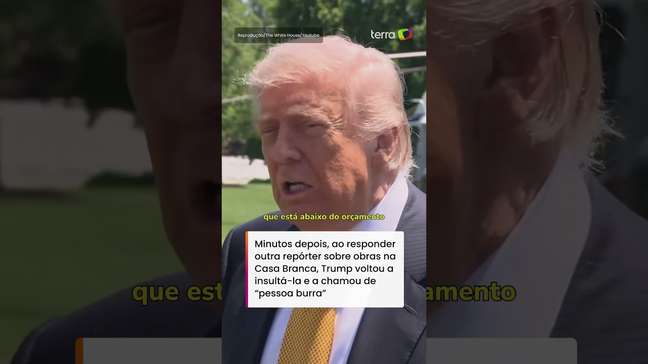 Trump chama duas repórteres de 'burras' em momentos diferentes durante entrevista #shorts
