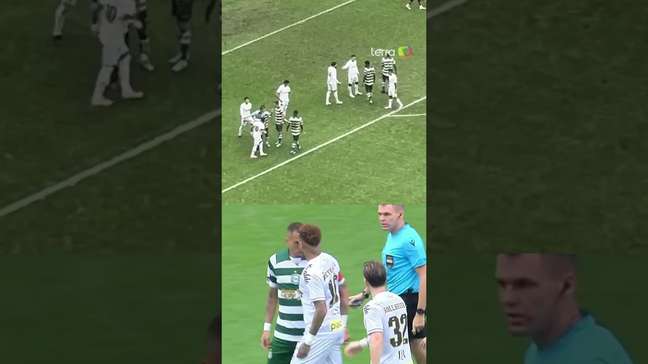 Tempo fechou em Itaquera! Neymar e Breno Lopes discutem e trocam cabeçadas em Santos x Coritiba