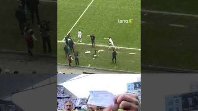Neymar é substituído 'sem querer' pela arbitragem contra o Coritiba, se revolta e toma cartão amarel