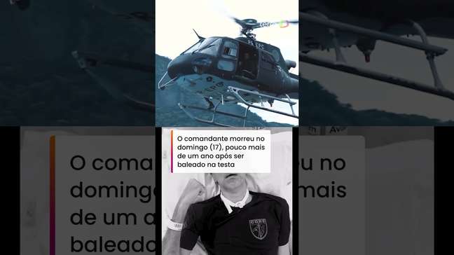 Esposa de piloto da polícia morto em operação no Rio presta homenagem ao marido #shorts
