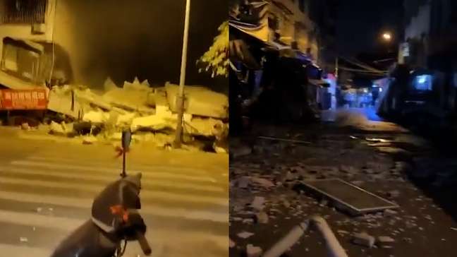 Terremoto deixa ao menos dois mortos e provoca evacuação de 7 mil pessoas na China