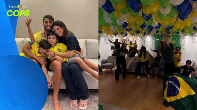 Veja a comemoração dos jogadores com suas famílias após convocação de Ancelotti