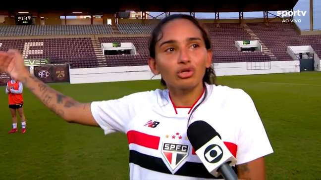 Jogadora do São Paulo denuncia caso de misoginia em partida do Paulistão sub-20