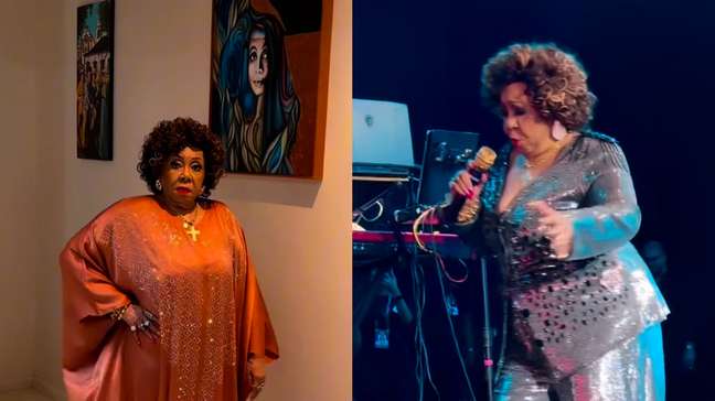 ‘Aqui o requebrado é real’: Alcione rebate comentários de que vídeo dançando em show teria sido gerado por IA