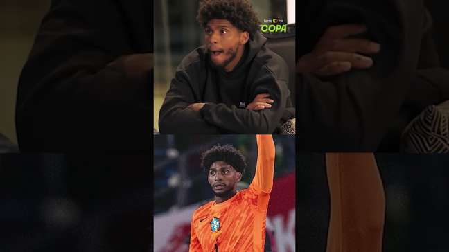 Hugo Souza mostra momento em que vê que não foi convocado para a Seleção #shorts