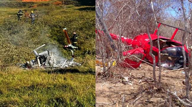 Helicóptero que caiu em SC já havia sofrido outro acidente na Bahia em 2012, diz relatório do Cenipa