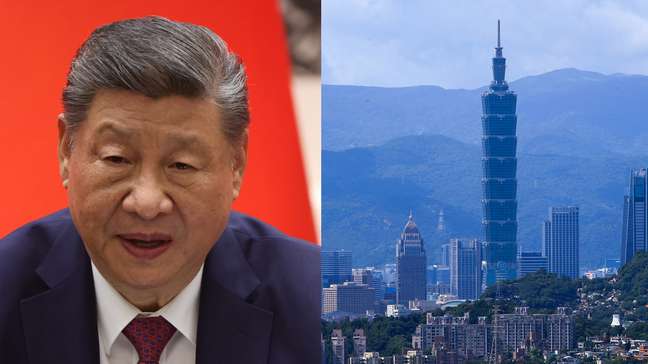 Taiwan diz estar cercada por mais de 100 navios da China