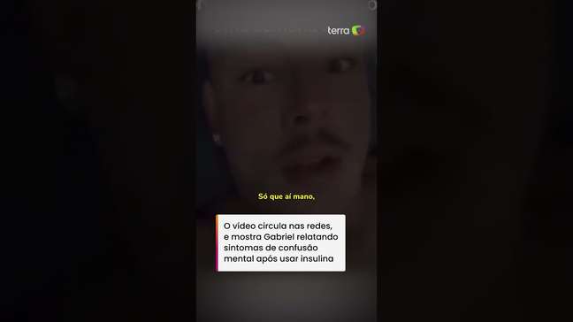 Gabriel Ganley relatou mal-estar após uso de insulina, semanas antes de morrer #shorts