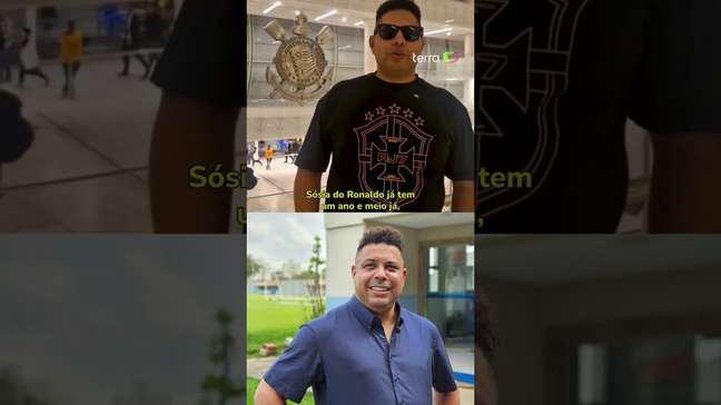 Sósias de Ronaldo Fenômeno e Hugo Souza invadem a Neo Química Arena #shorts