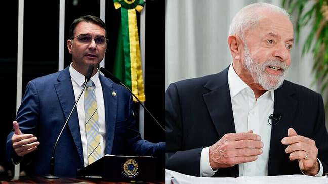 Lula tem 47% e Flávio Bolsonaro, 43% no 2º turno, aponta BTG/Nexus