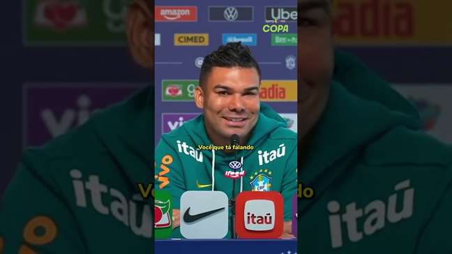 'Isso é você que está falando', diz Casemiro sobre Neymar não ser protagonista na Copa #shorts